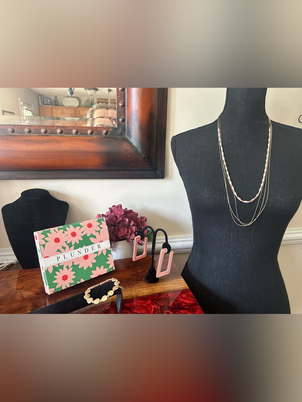 Plunder Design Posse October  2021 Jewelry Set: Necklace Earrings Bracelet NIB